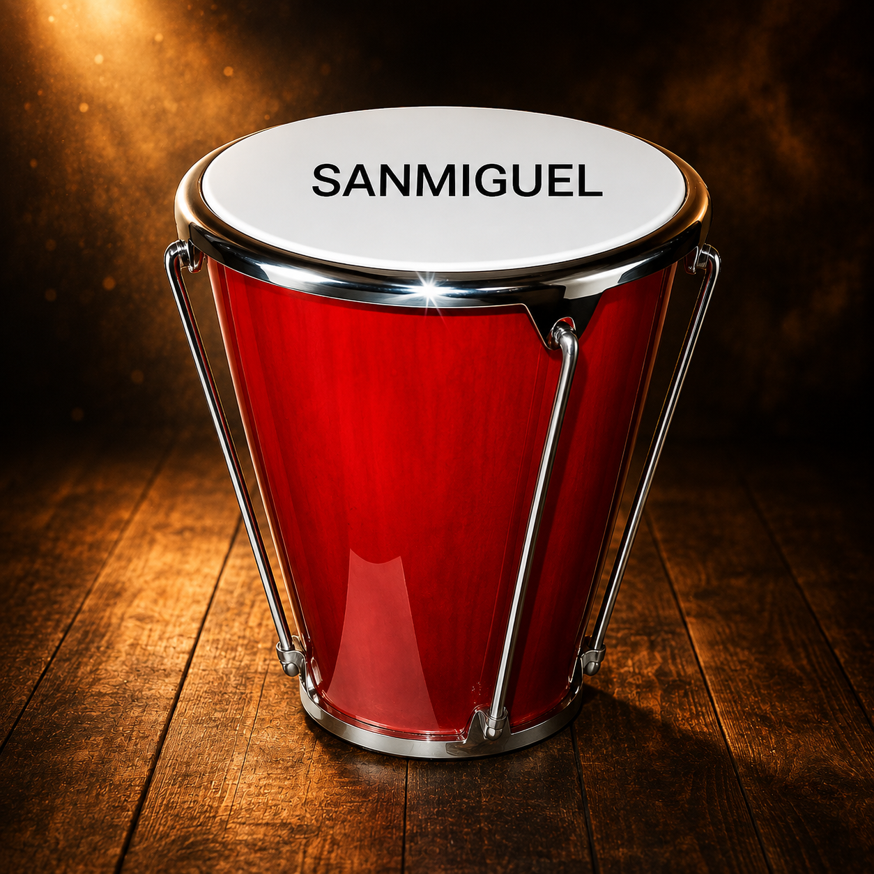 Integrantes del grupo Sanmiguel en tarima